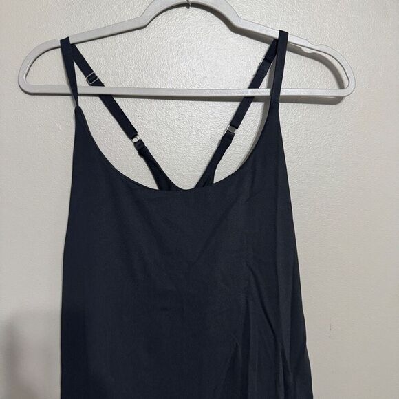iuga black cross cross tennis dress with built in shorts and bra size XL - Picture 2 of 5